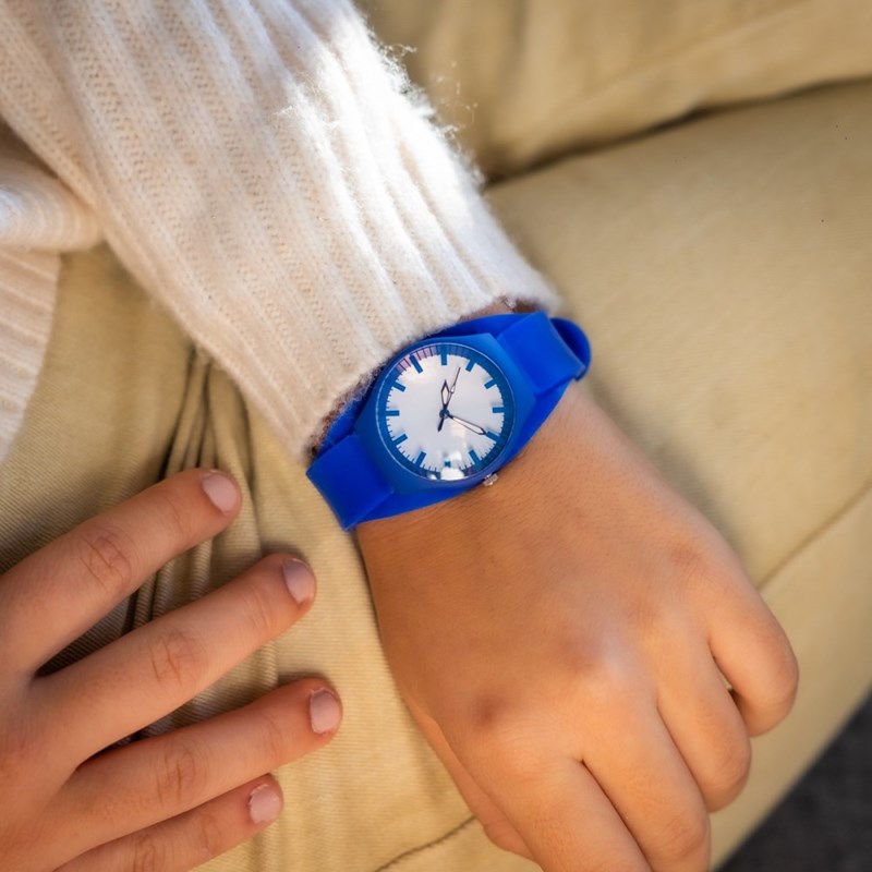 Montre Femme CHTIME bracelet Silicone Bleu