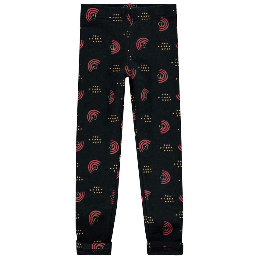 Legging imprimé pour enfant fille - Gris foncé
