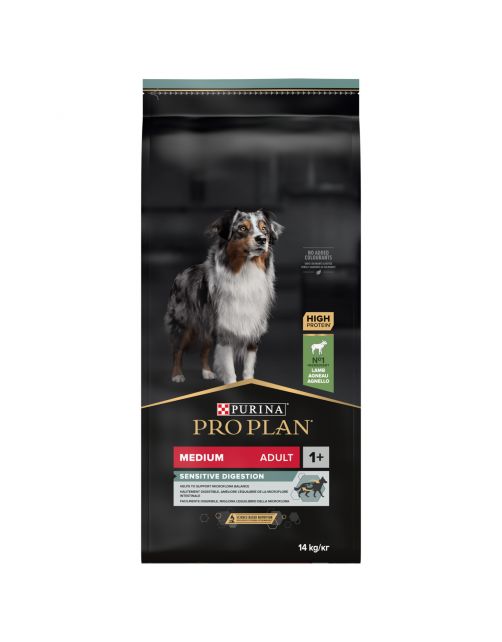 Pro Plan Dog Adult Medium Sensitive Digestion Lam - Hondenvoer