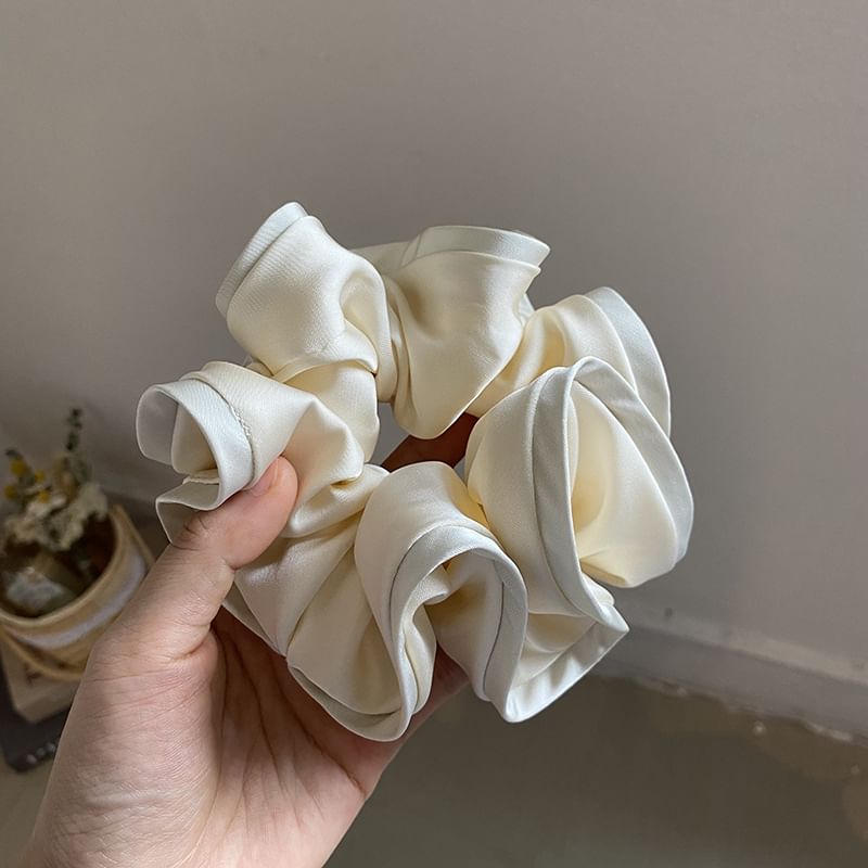 Gemsha - Effen satijnen scrunchie