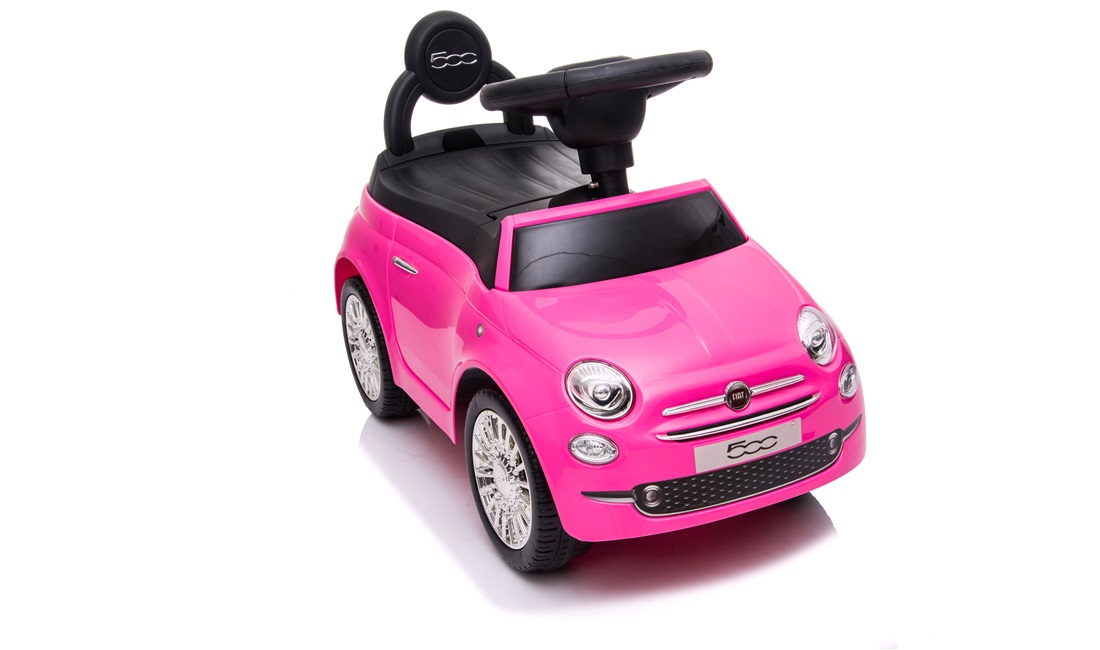 Fiat 500 gåbil pink med musik