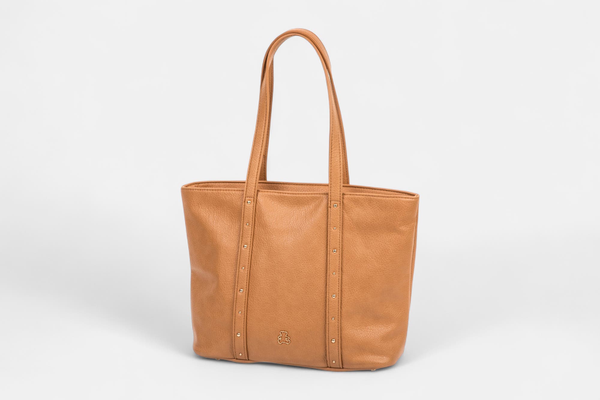 Sac de shopping cognac