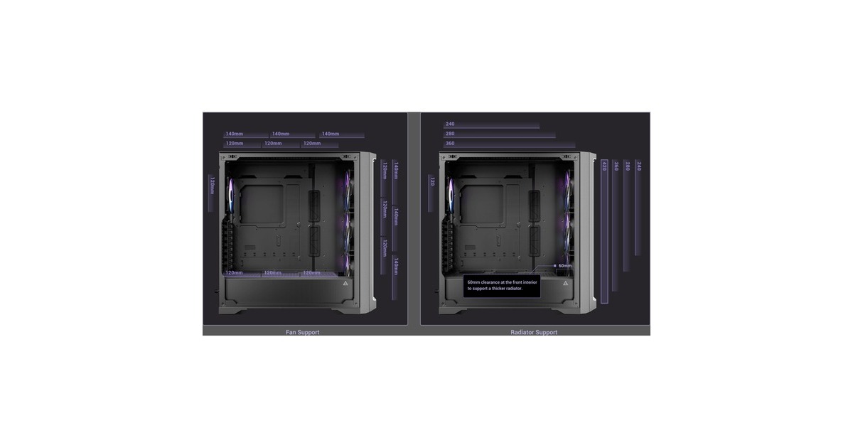 AntecPerformance 1 FT ARGB big tower behuizing  (3x USB-A | Tempered Glass)