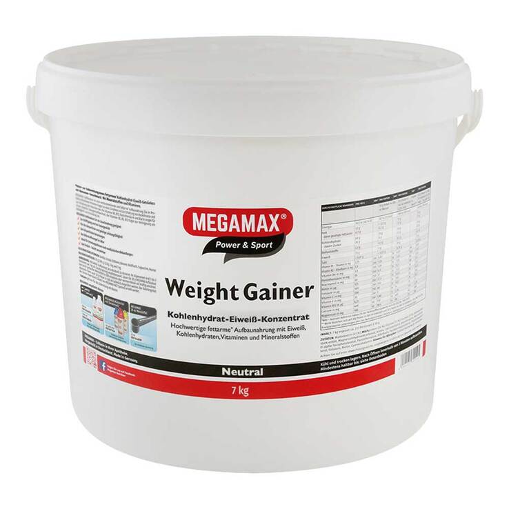 Weight Gainer Megamax Neutral Pulver, 7000 g