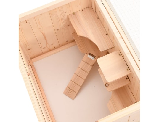 VIDAXL - Cage à hamster 55x40x80 cm bois massif de sapin