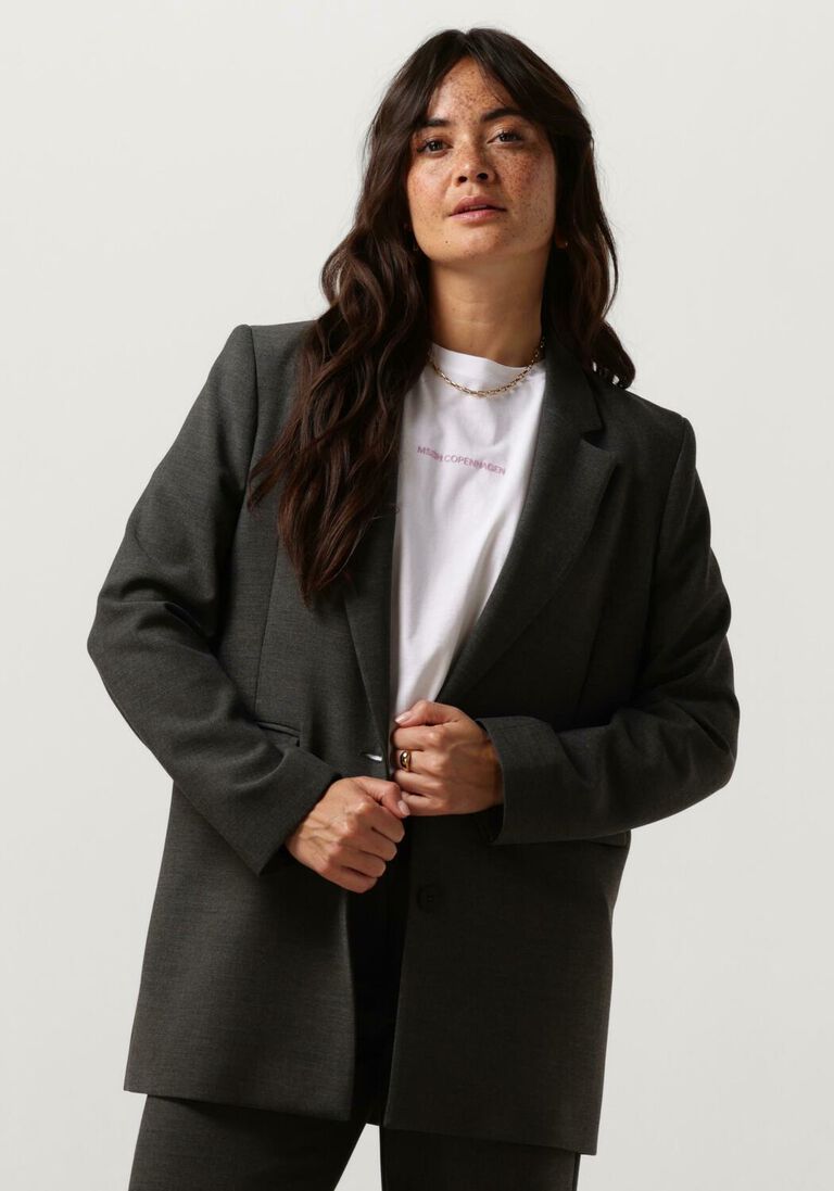 SELECTED FEMME donkergrijze selected femme blazer slfrita ls relaxed blazer