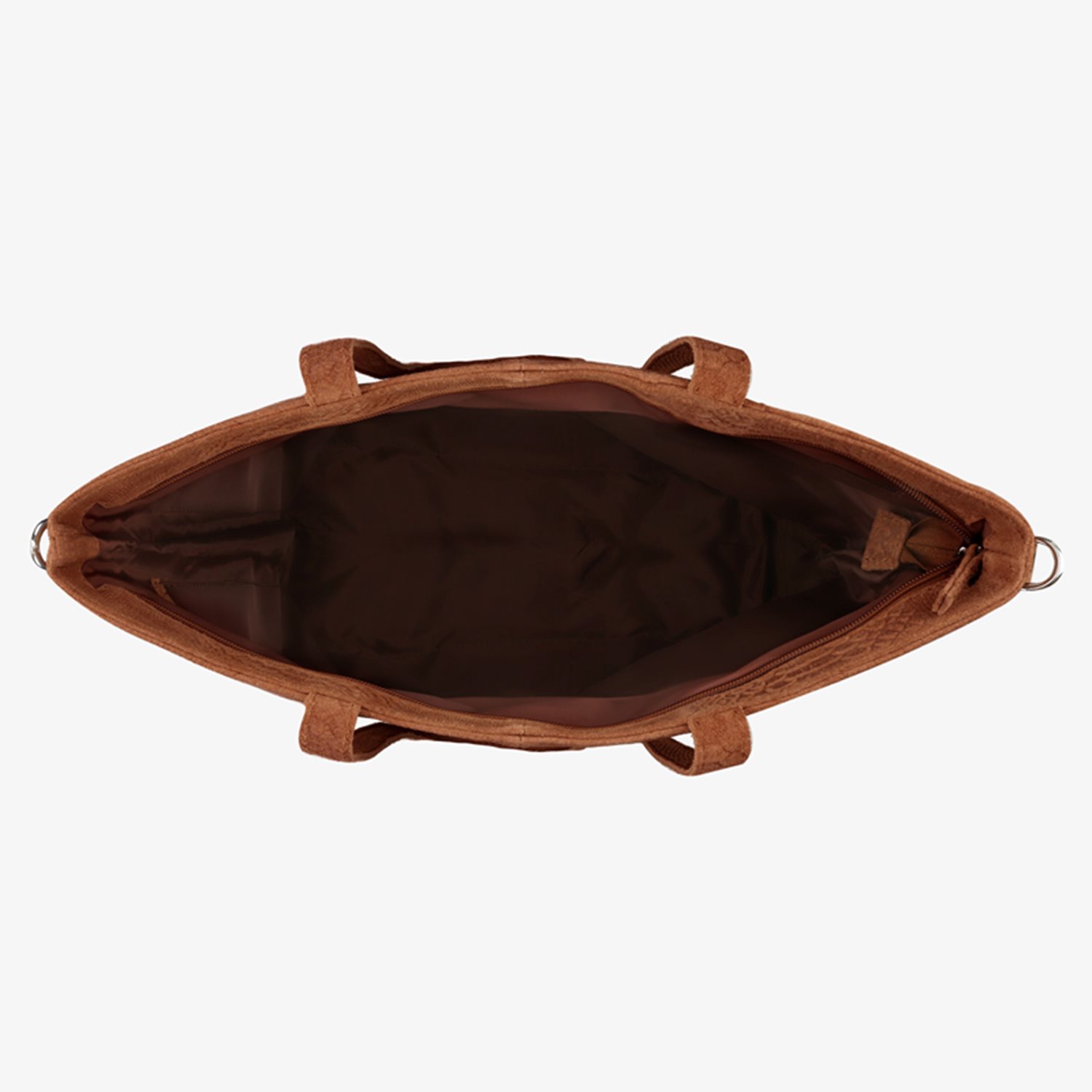 Mozz Momsbag Snake Shopper cognac