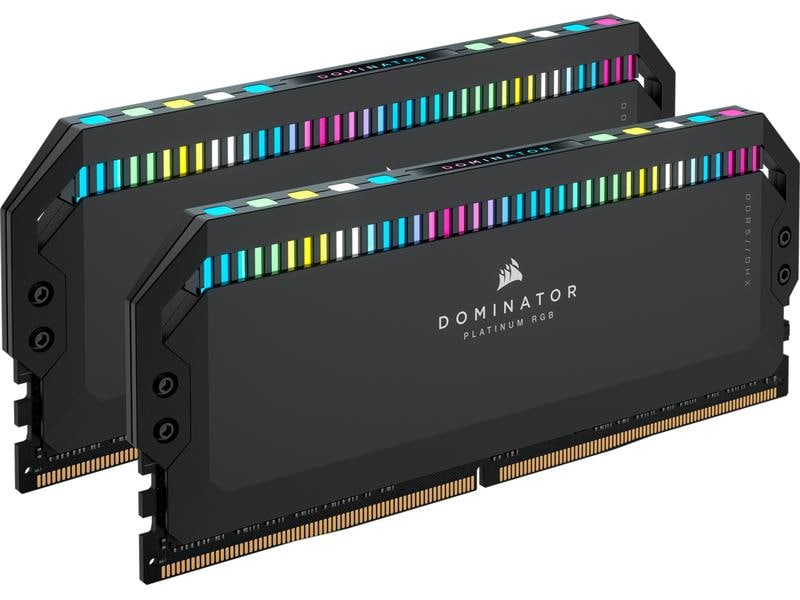 Corsair DDR5-RAM Dominator Platinum RGB 5600 MHz 2x 32 GB High-Performance-Arbeitsspeicher mit RGB Beleuchtung
