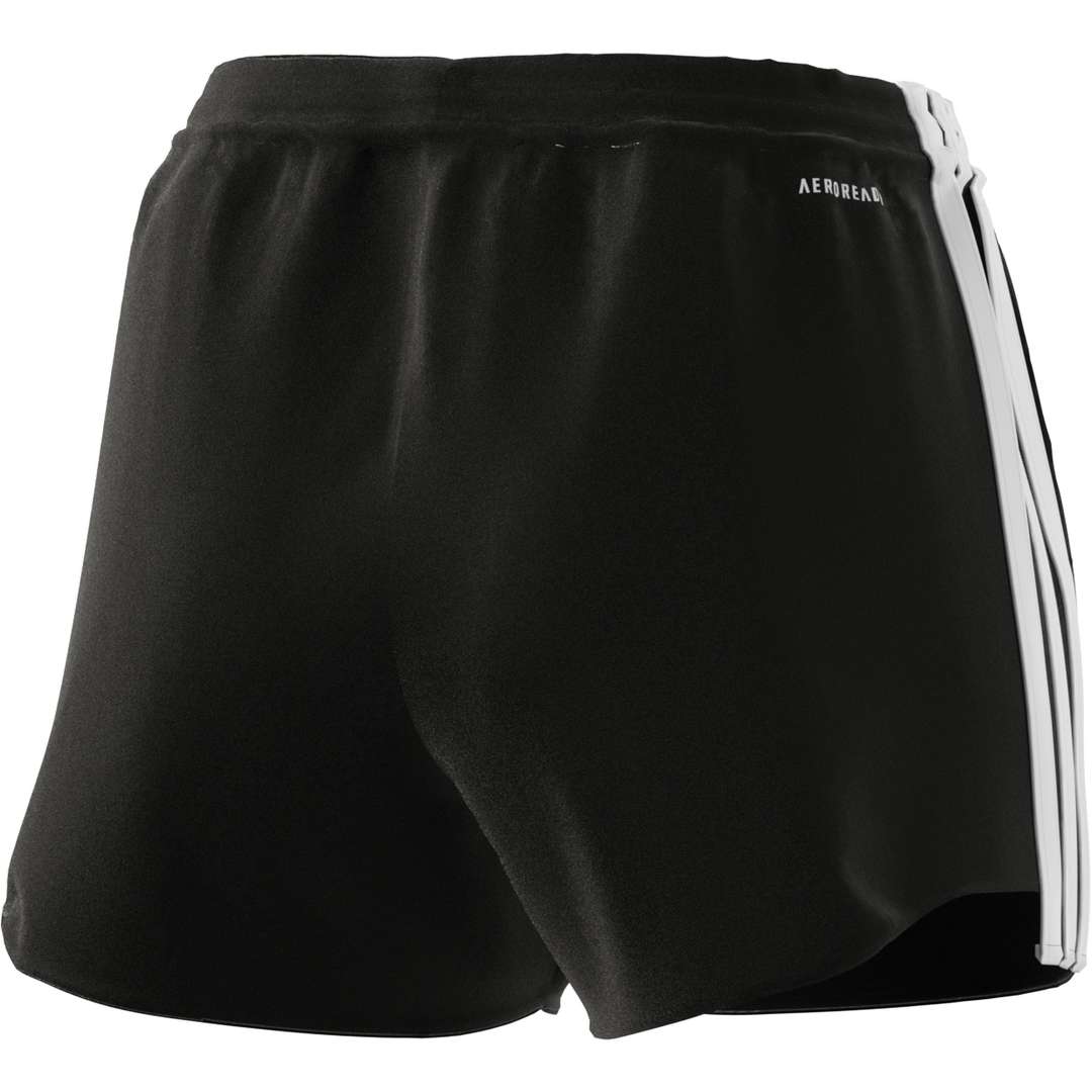 adidas 3 Stripes Hardloopbroek Kort Zwart/Wit Dames