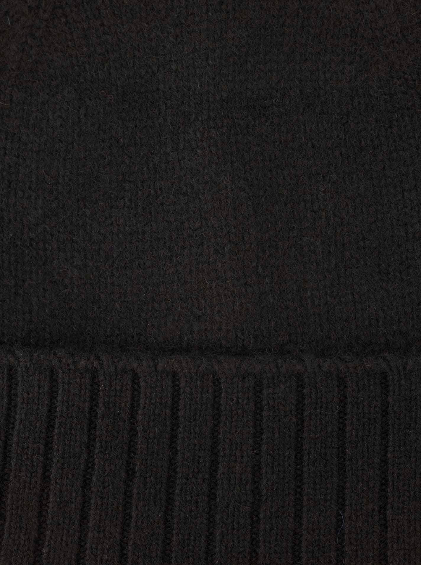 Zwillingsherz Strickmütze , Feinstrick, breiter geripptem Umschlag
