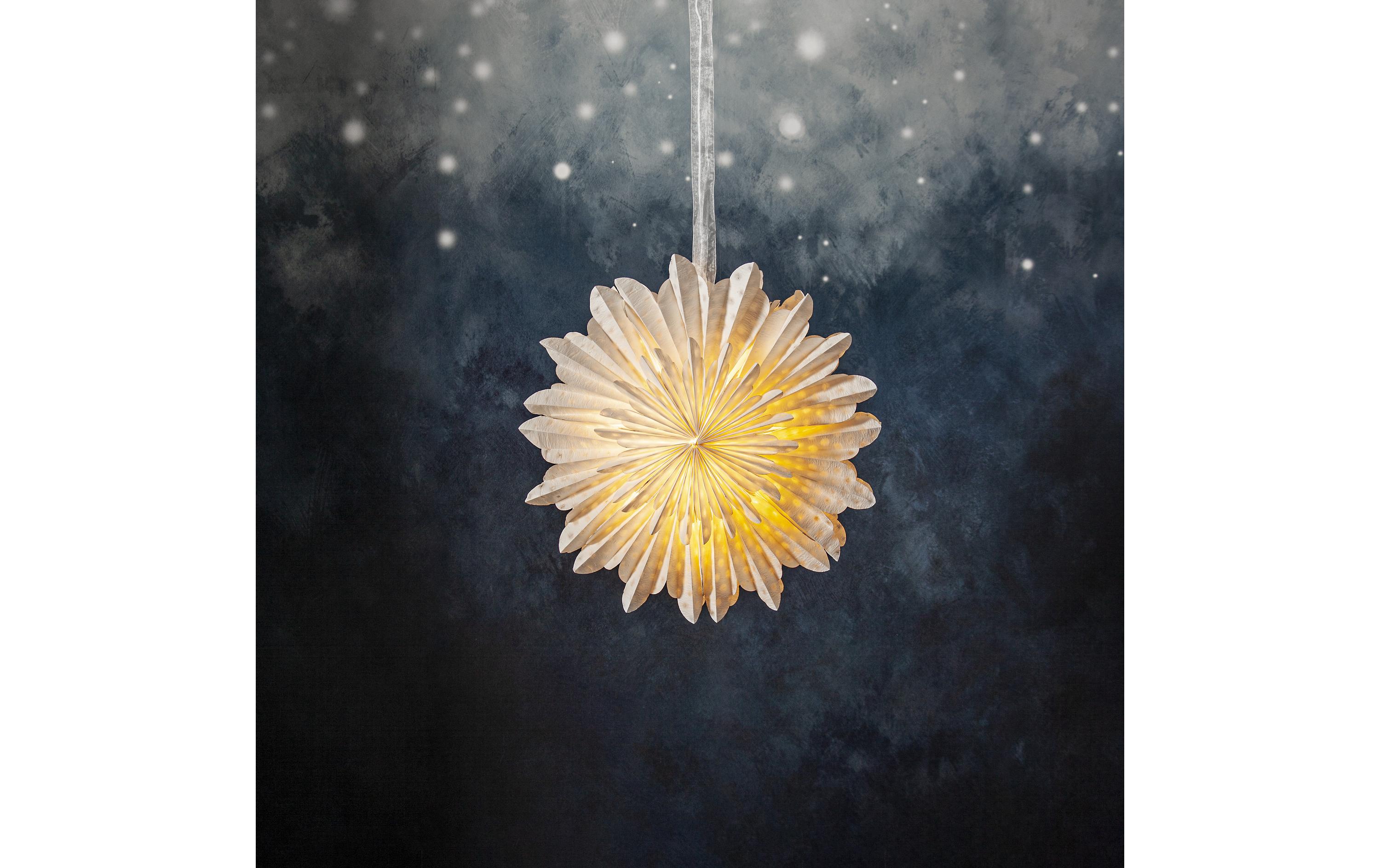 Papierstern Cloud, 45 cm, WeissWeisser Papierstern