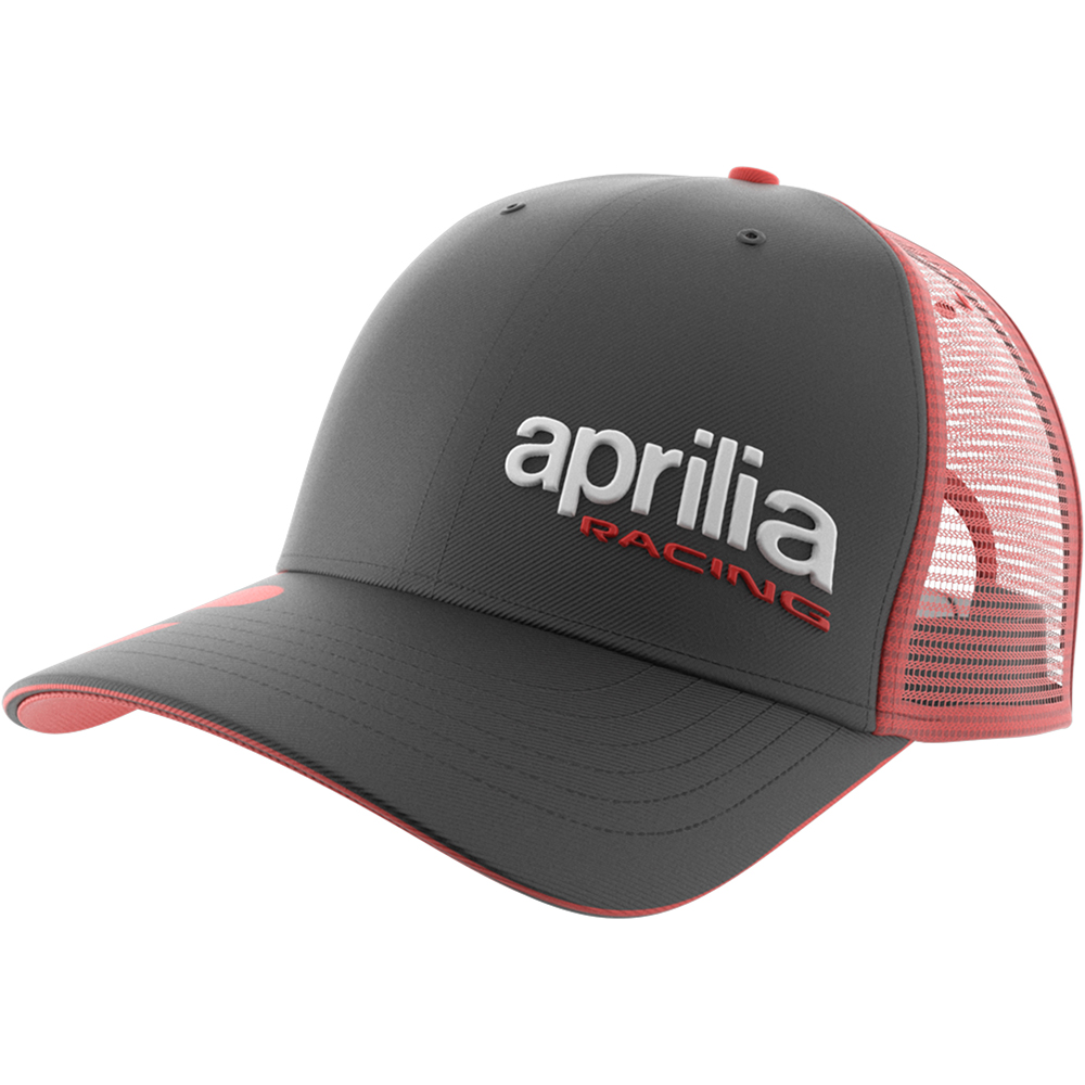 Ixon - Casquette Mesh Aprilia 22 Noir / Rouge