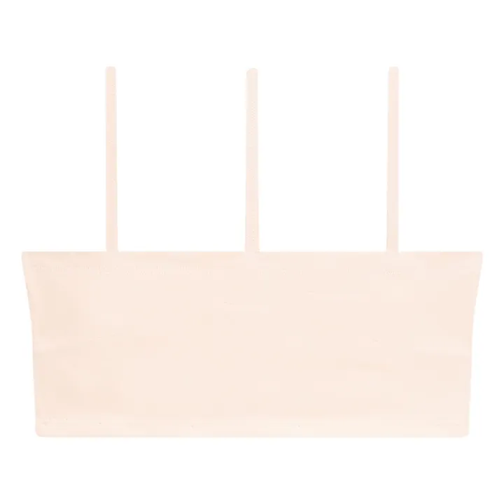 Baserange Brassière Côtelée Nida Coton Bio | Ecru