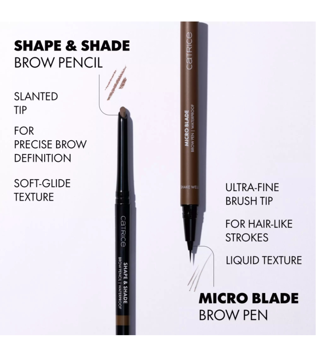 Catrice - Lápis de sobrancelha à prova d'água Micro Blade - 020: Deep Taupe