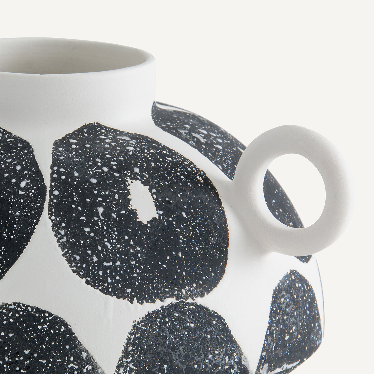 AM.PM<br>Vaso em cerâmica fosca salpicada, estilo bretão