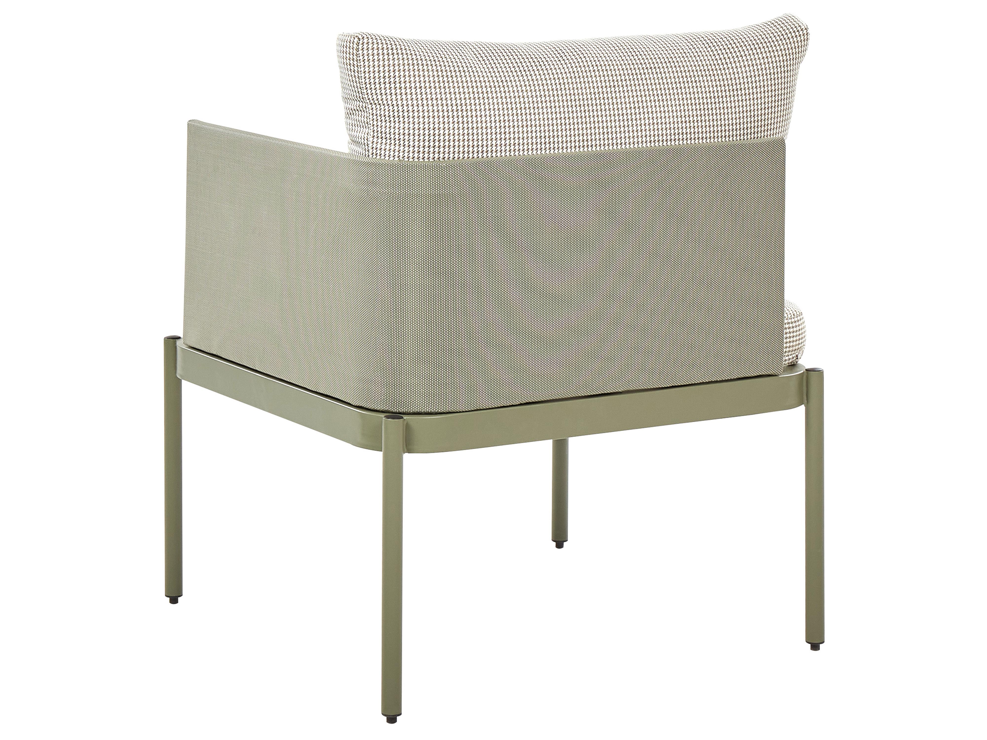Loungeset met tafel 2-zits TERRACINA Metaal Olijfgroen