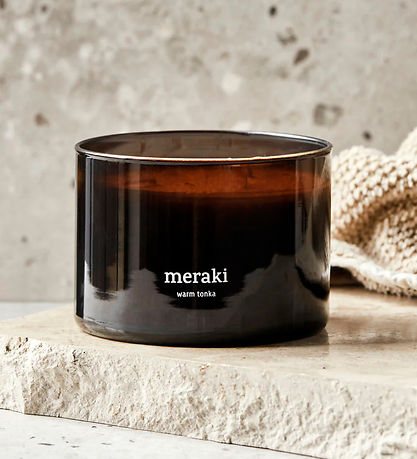Meraki Duftkerze - 340g - Warm Tonka