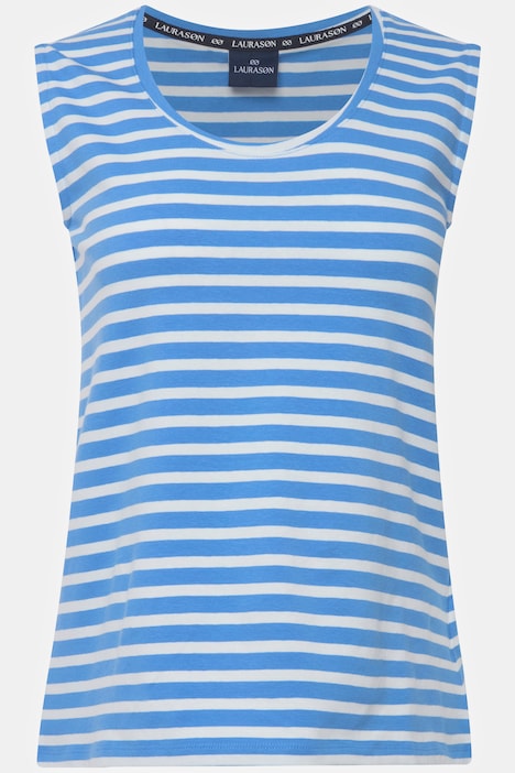 Ringeltop, Slim Fit, Rundhals
