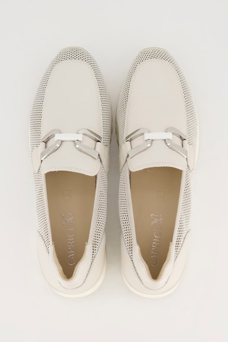 Caprice Leder-Sneaker, Wechselfußbett, Weite G