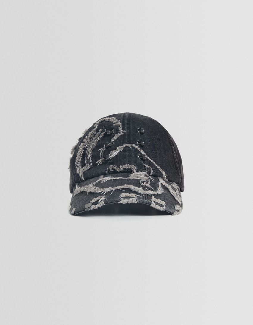 Boné Bershka Denim Generation com rasgos