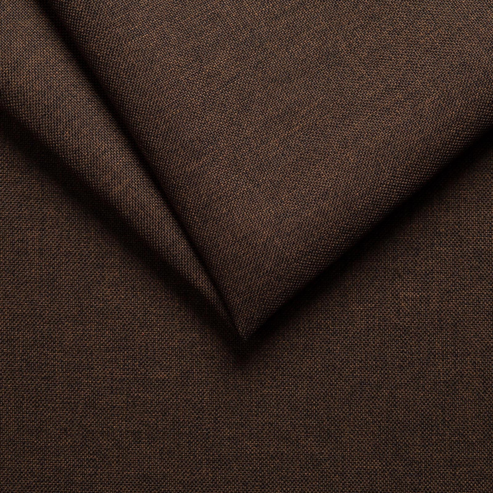 Schlafsofa - braun - Webstoff - Staukasten