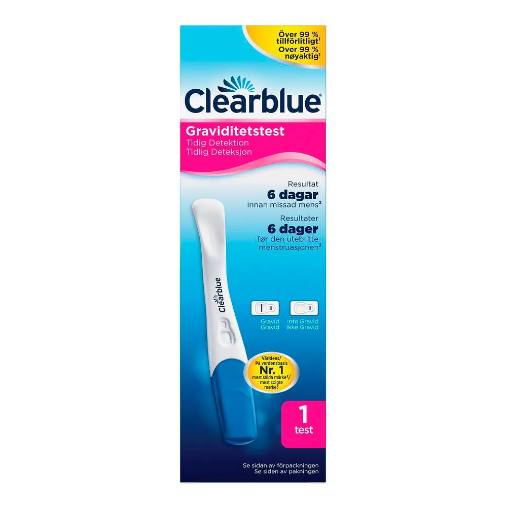 Clearblue Tidlig Graviditetstest - 1 stk.