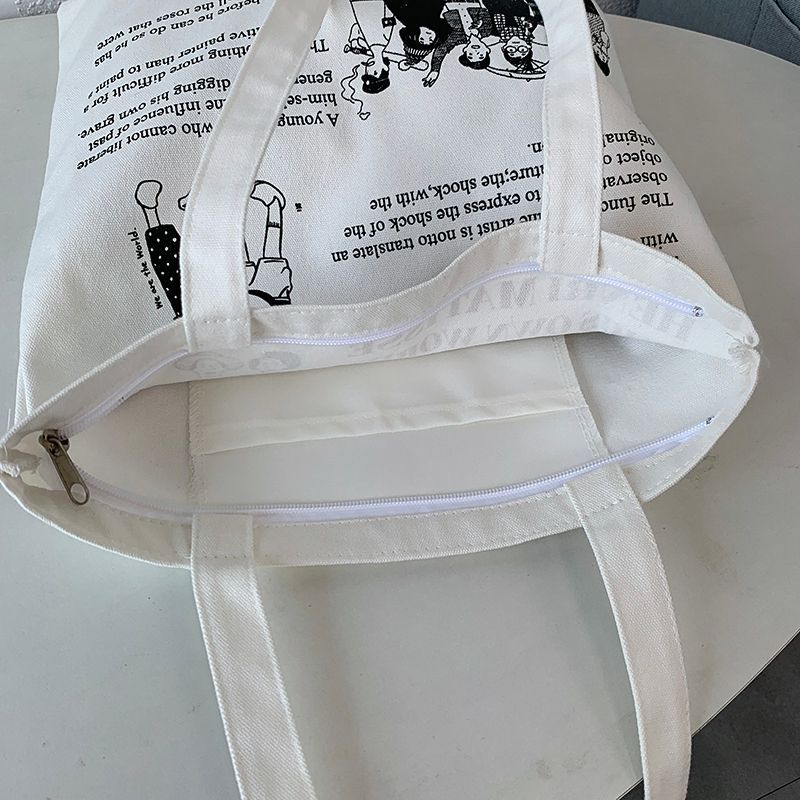 Basaran - Canvas draagtas met letters