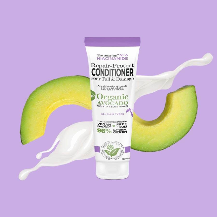Biovène The Conscious™ Niacinamide Repair-Protect Conditioner Hair Fall & Damage Organic Avocado 225ml