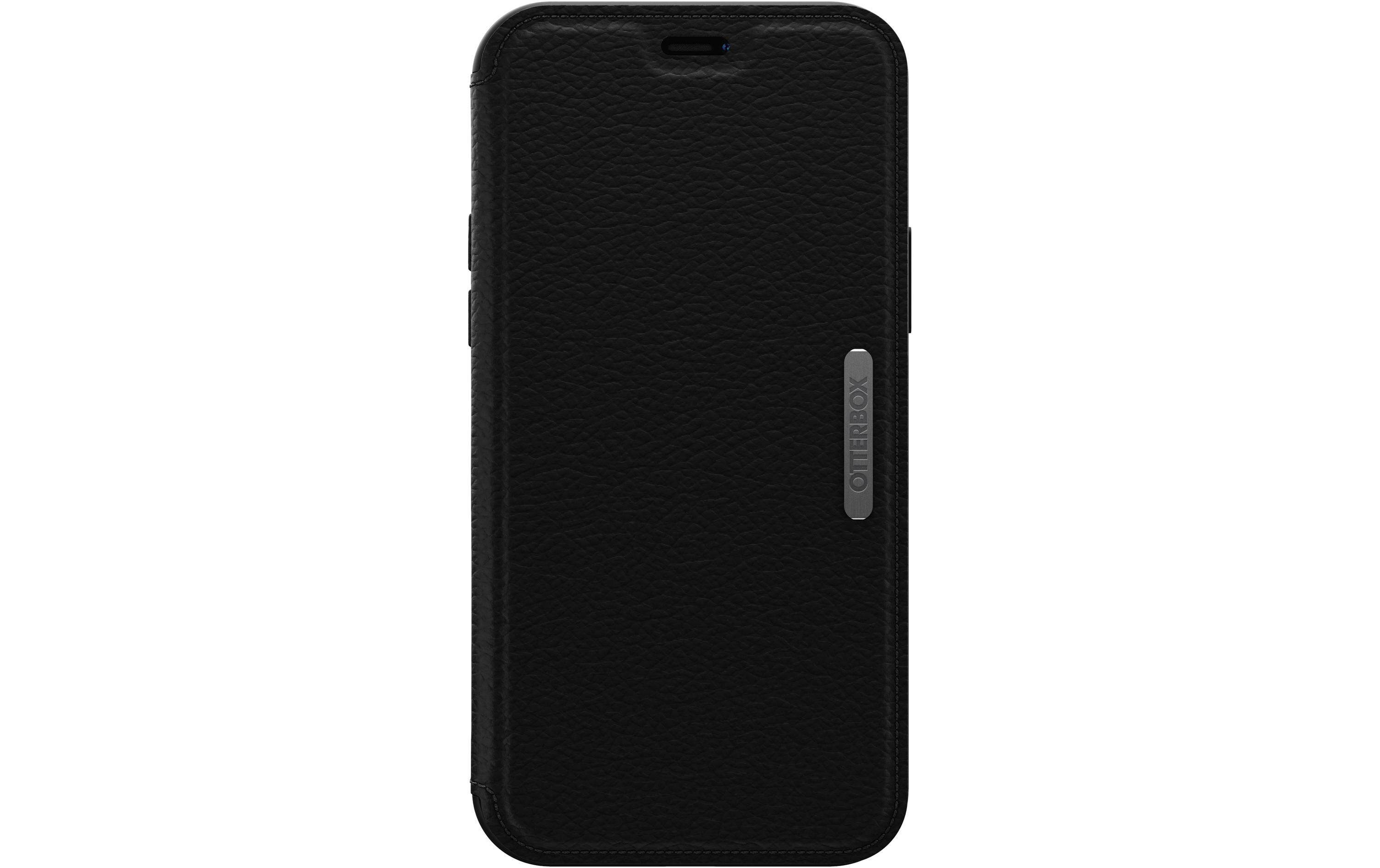 Book Cover Strada iPhone 12 / 12 Pro SchwarzSchutzhülle für das Apple iPhone 12/iPhone 12 Pro