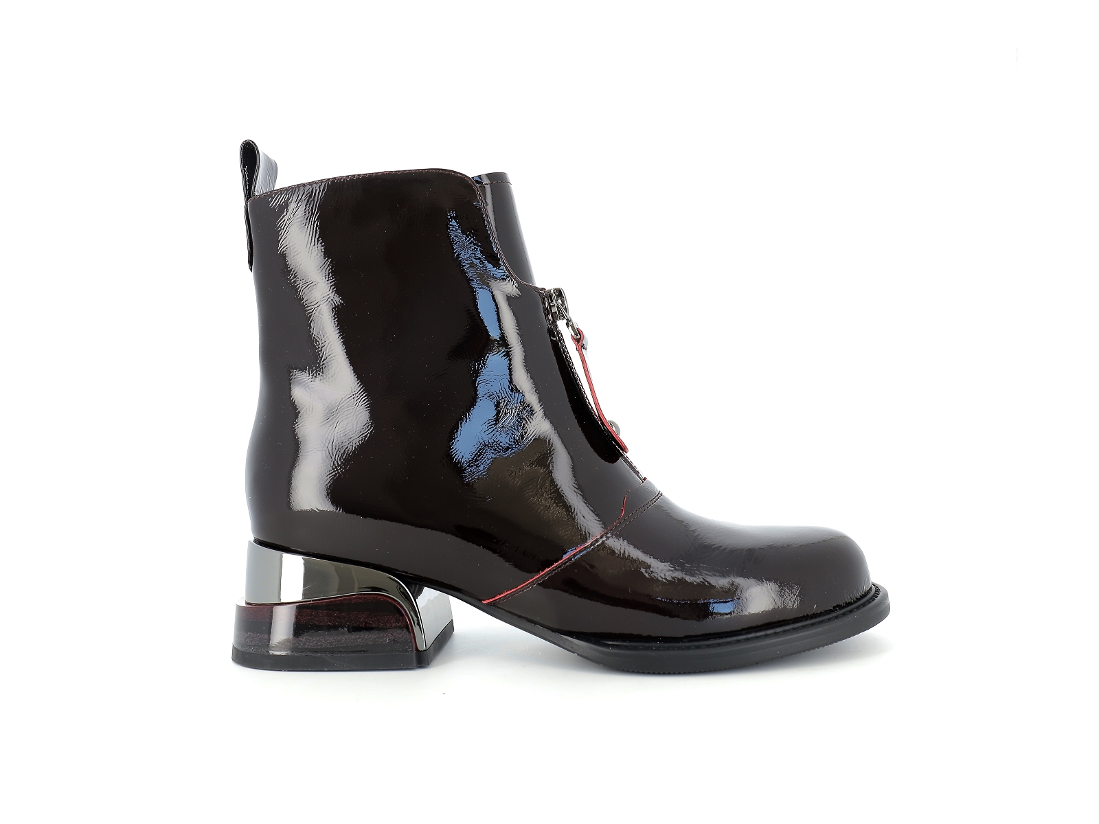 Metamorf ose-MACARTISTE Cuir Verni Bordeaux