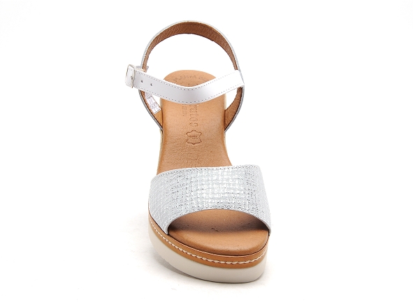 Eva frutos nu pieds talons femme 569 blanc