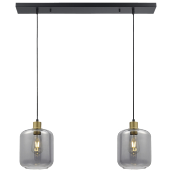 GAMMA hanglamp Lusso rookglas 73,5xØ18 cm