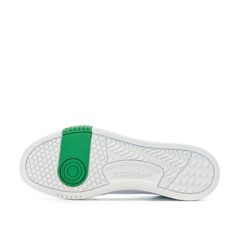 Reebok Baskets Blanche/Verte Homme Reebok Court Peak