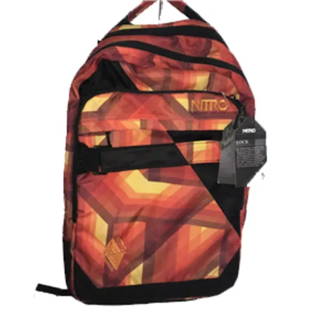 Nitro Lock Snowboardrucksack Plaid Red-Blue 37L