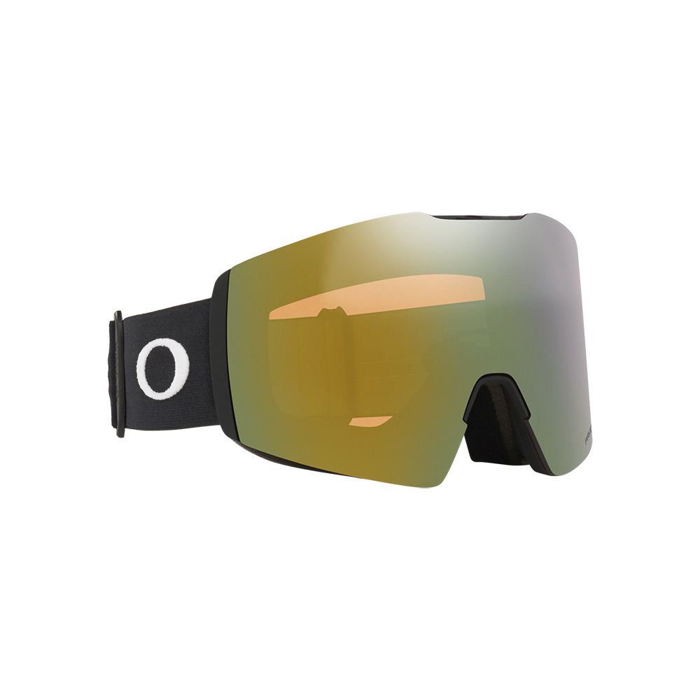 Oakley FALL LINE L - Masque de ski matte black/prizm sage gold