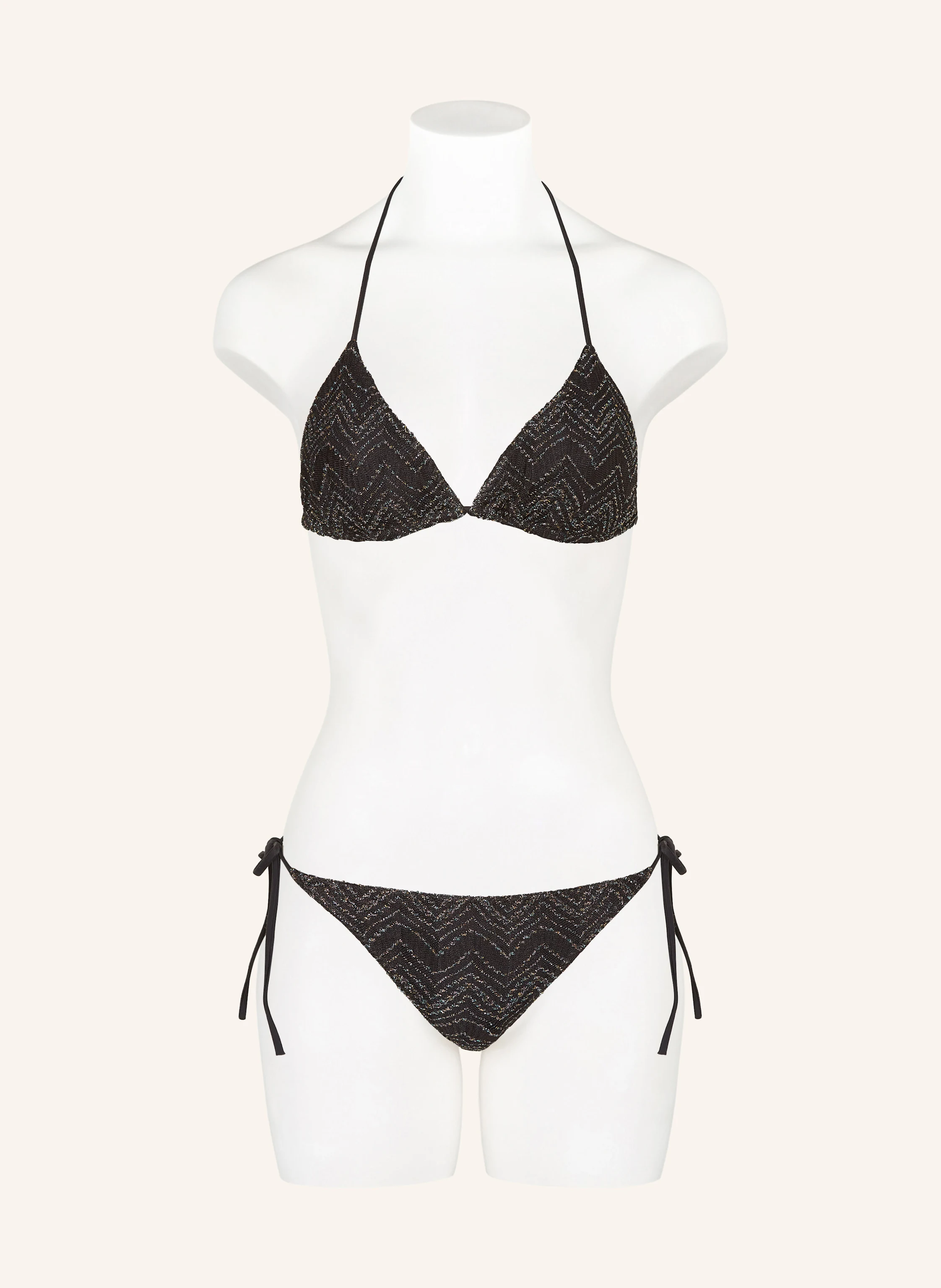 MISSONI Triangel-Bikini mit Glitzergarn