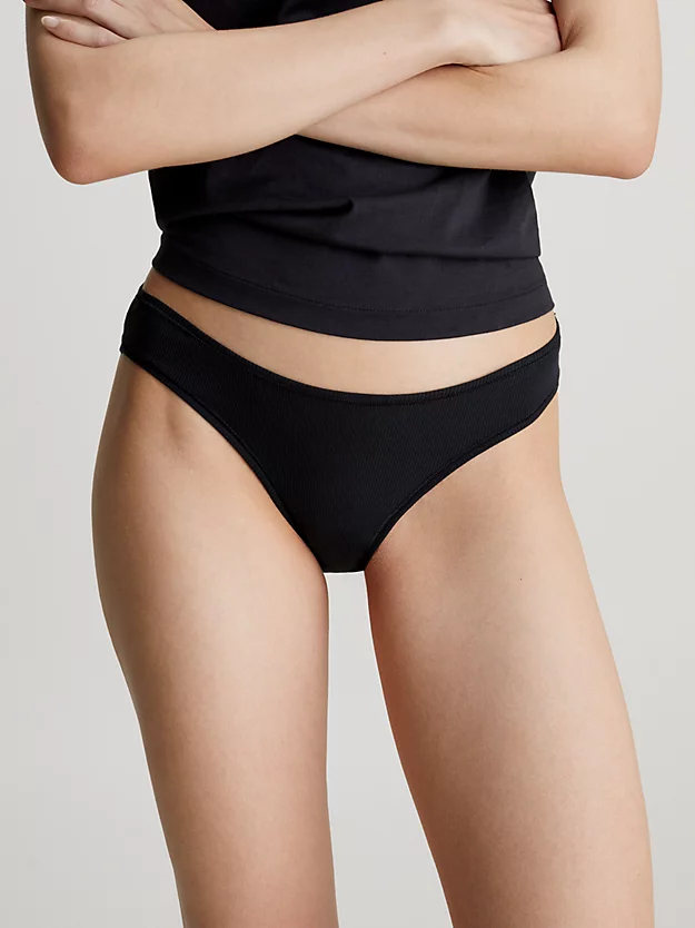 Conjunto de 3 Calcinhas de Biquíni - Ideal Modal Rib