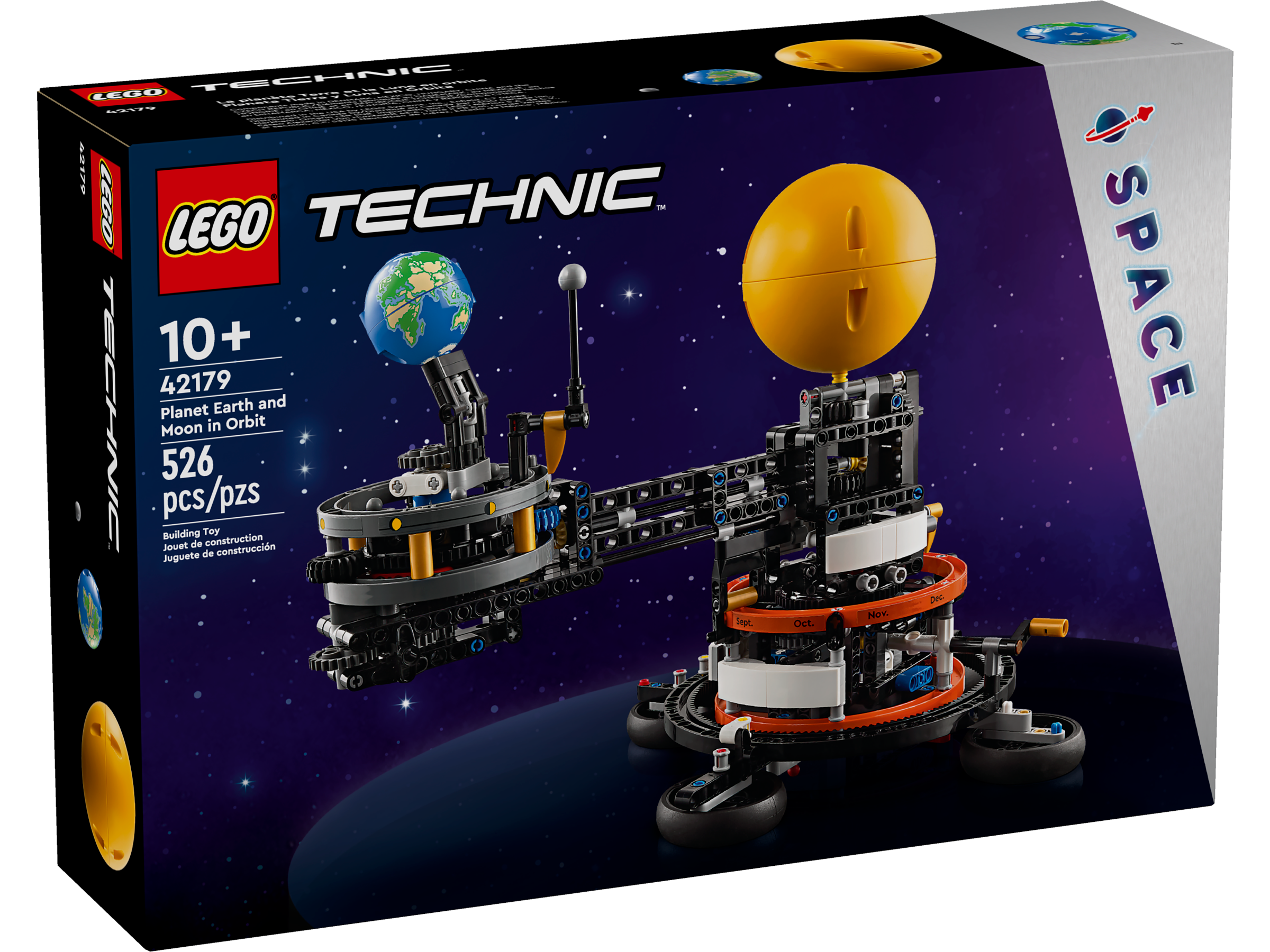 Planeta Terra e Lua em órbita 42179