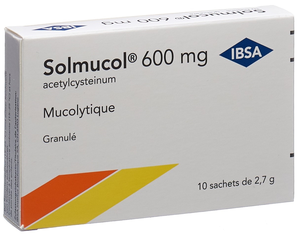 SOLMUCOL Gran 600 mg ohne Zucker (D) Btl 10 Stk