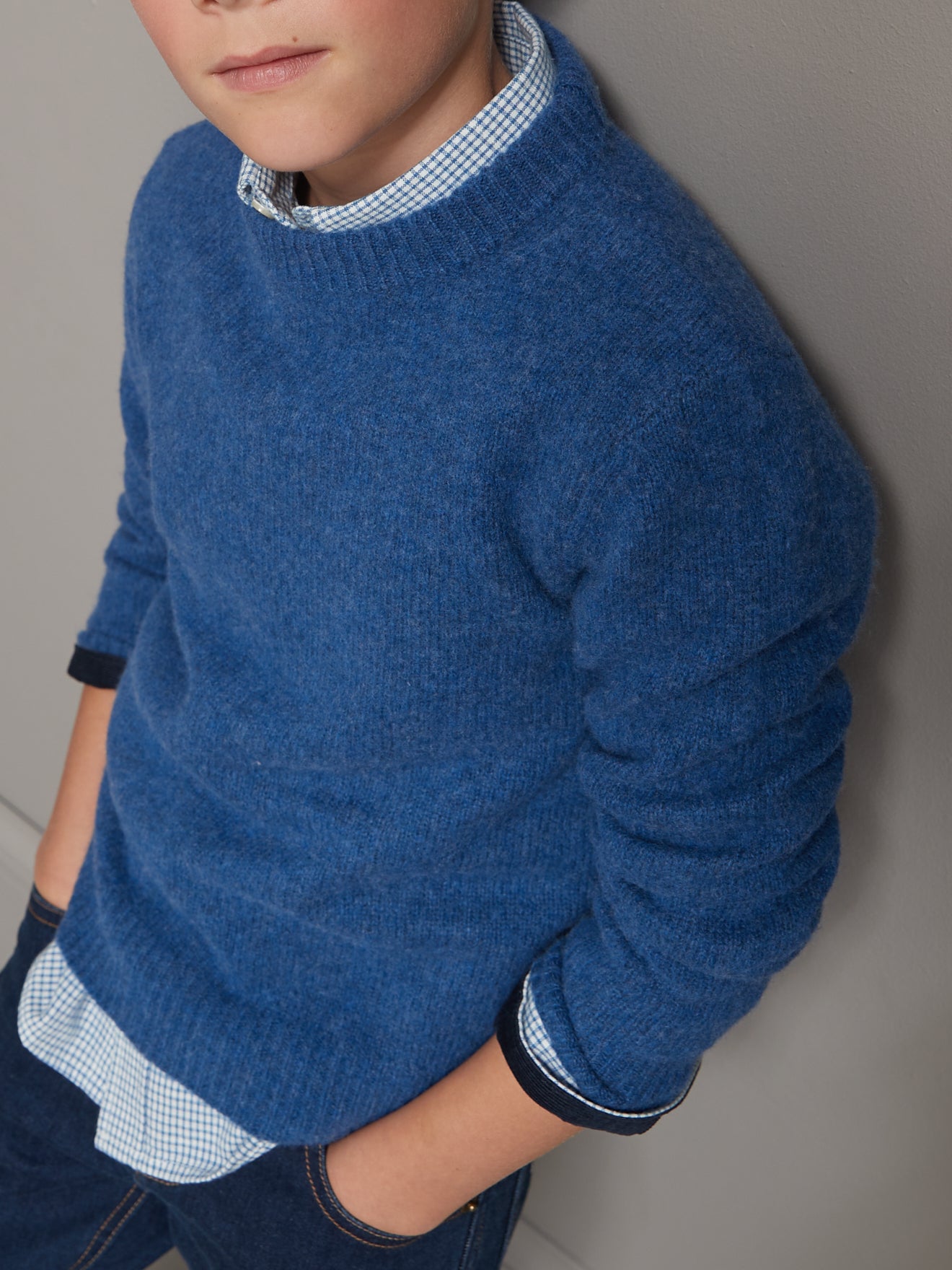 Pull Garçon en laine merinos