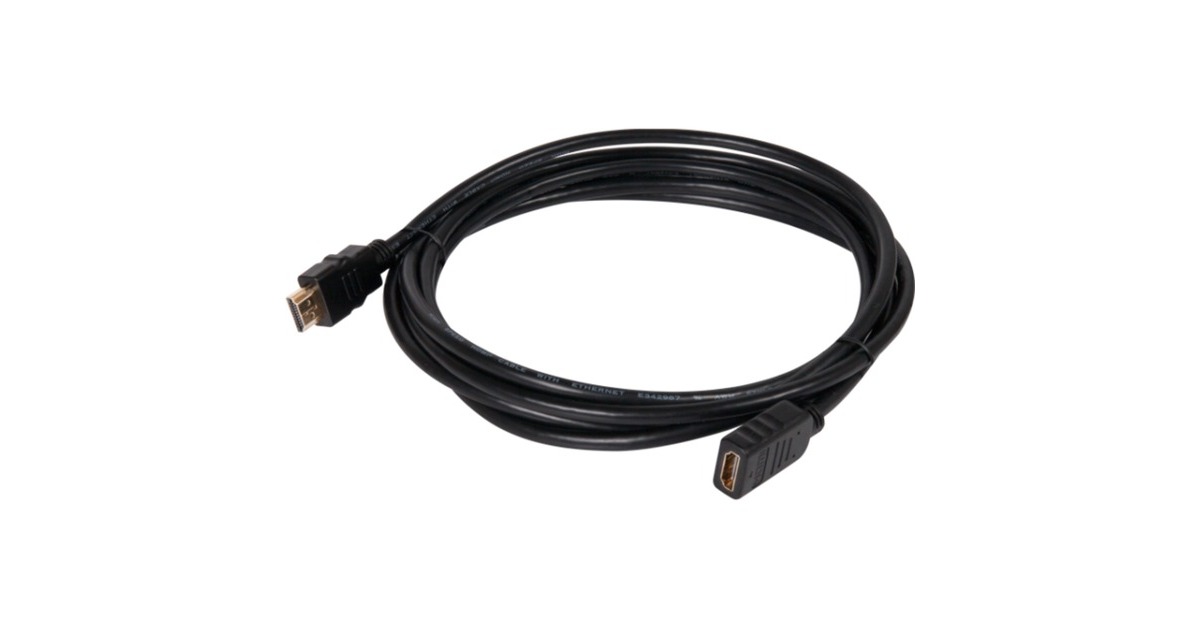 Club 3DPremium High Speed HDMI 2.0 Extension kabel  (Zwart, 3 meter, CAC-1321)