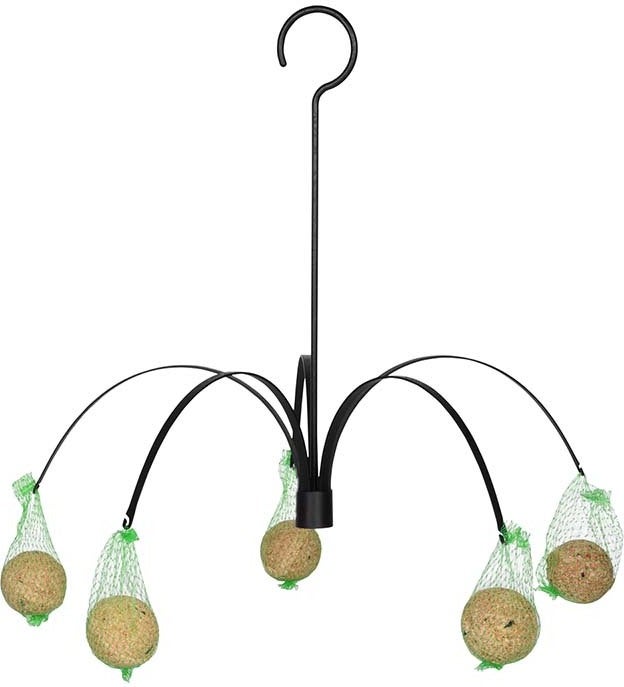 Esschert Design vogelvoederhanger zwart 6,6 x 3,1 x 40,8 cm