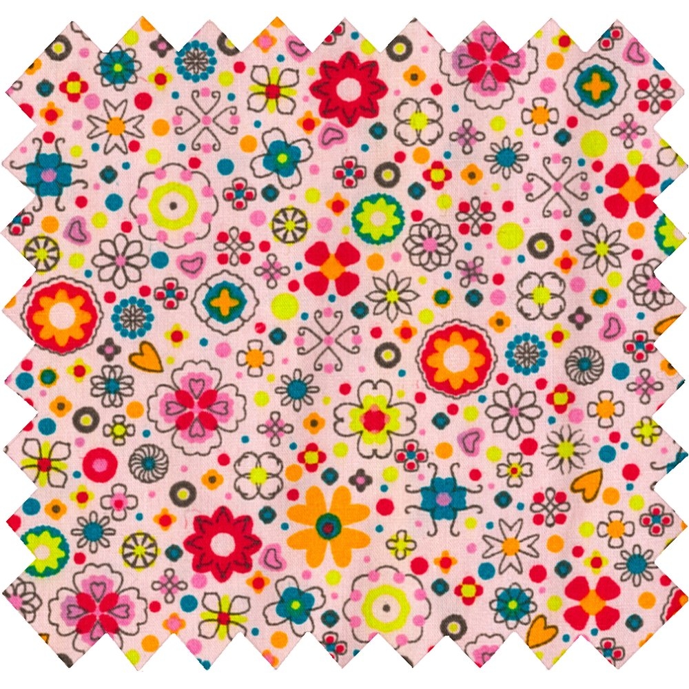 Coupon Tissu 50 Cm Prairie Pétillante