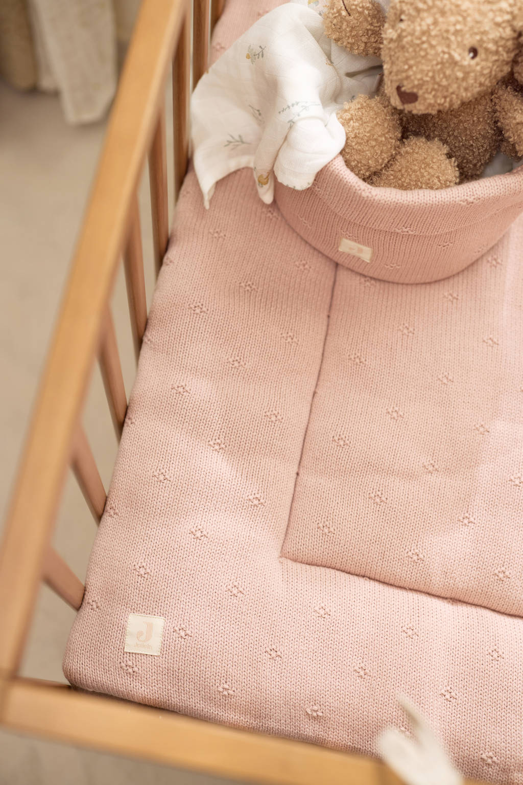 boxkleed Cosy Knit - Wild Rose
