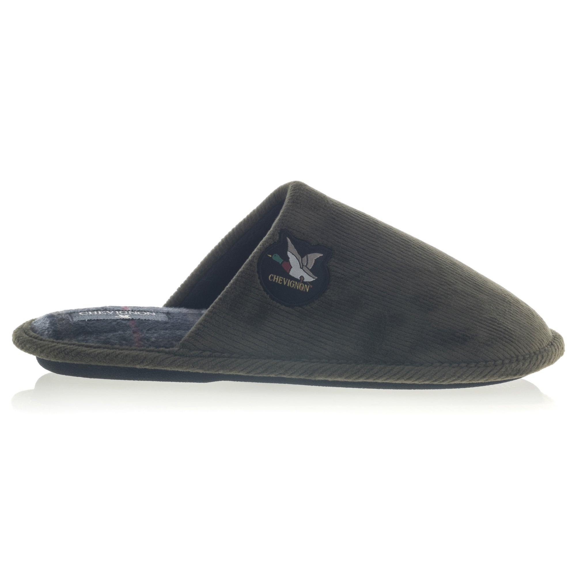 Pantoufles mules Homme kaki