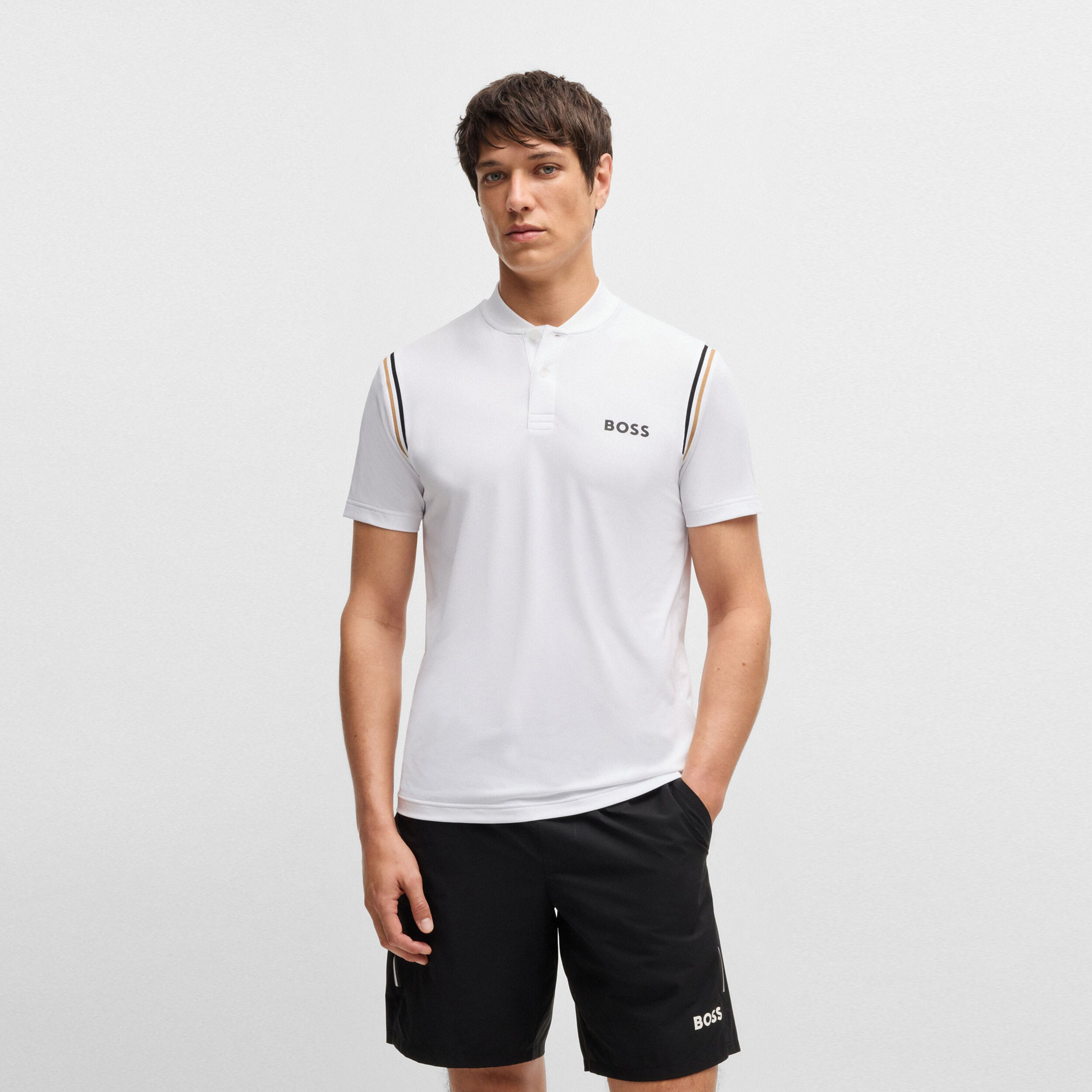 BOSS Palle MB 7 Polo Hommes - Blanc