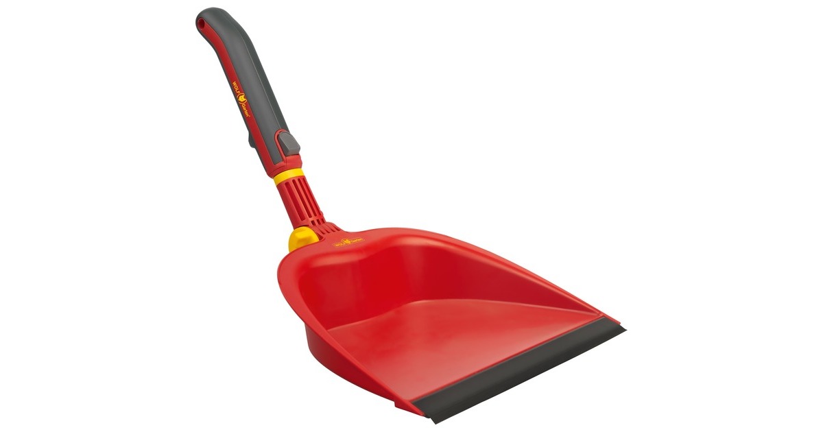 WOLF-Gartenmulti-star outdoor-vuilblik BK-M BK-M /ZM 015 schop  (Rood/grijs)