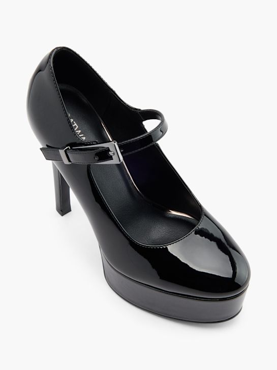 Catwalk Mary Jane Spangenpumps Schwarz