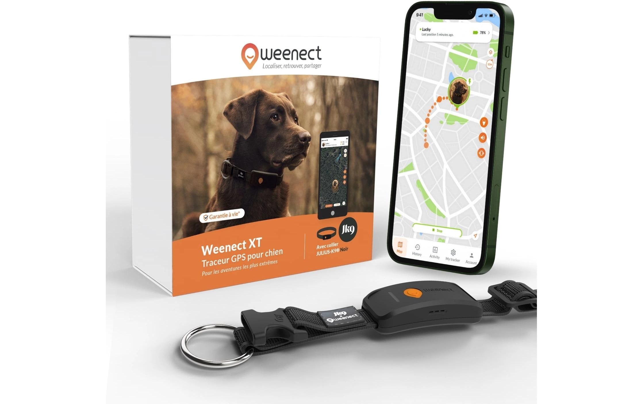 GPS-Hundetracker »Weenect für Hunde XT mit Halsband«