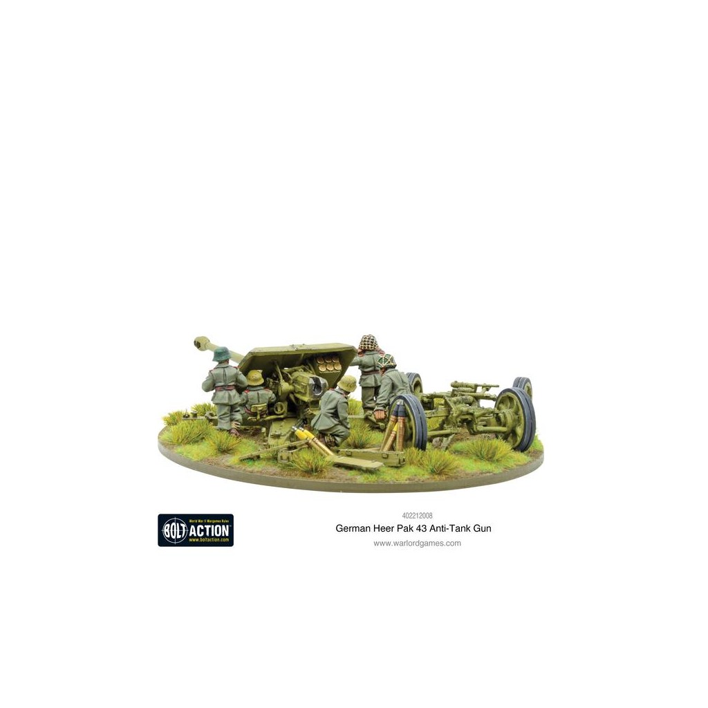 Bolt Action - German - German Heer Pak 43 Anti-Tank Gun